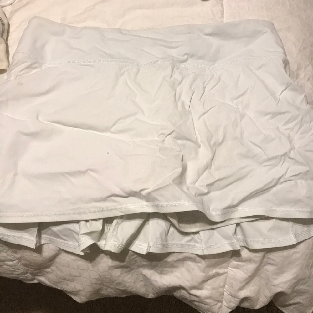 LULULEMON tennis skirt white